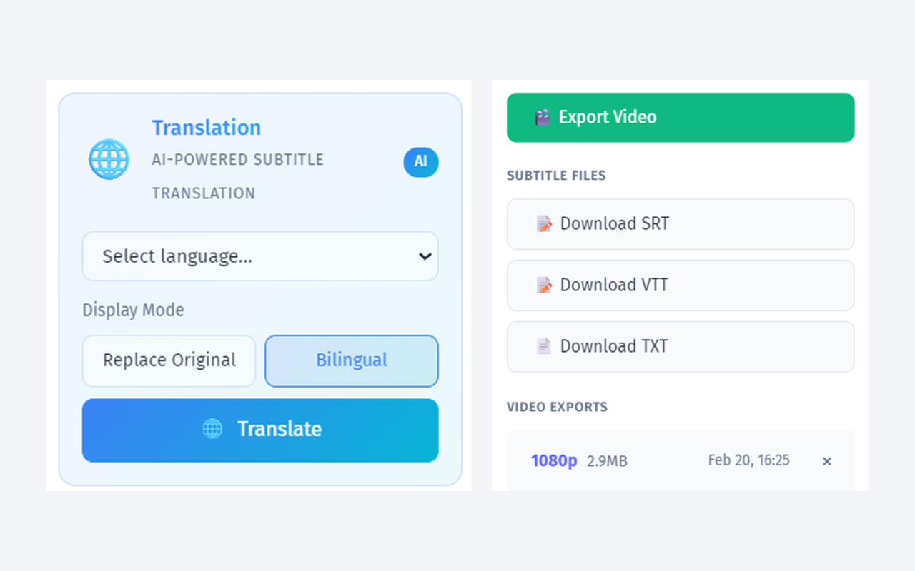 Meertalige vertaling en tweetalige weergave