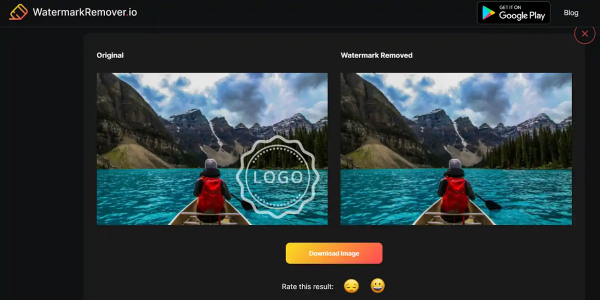 WatermarkRemover.io Online-Tool