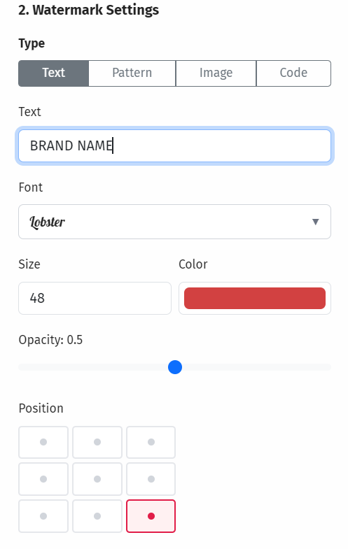 Text- und Logo-Overlay